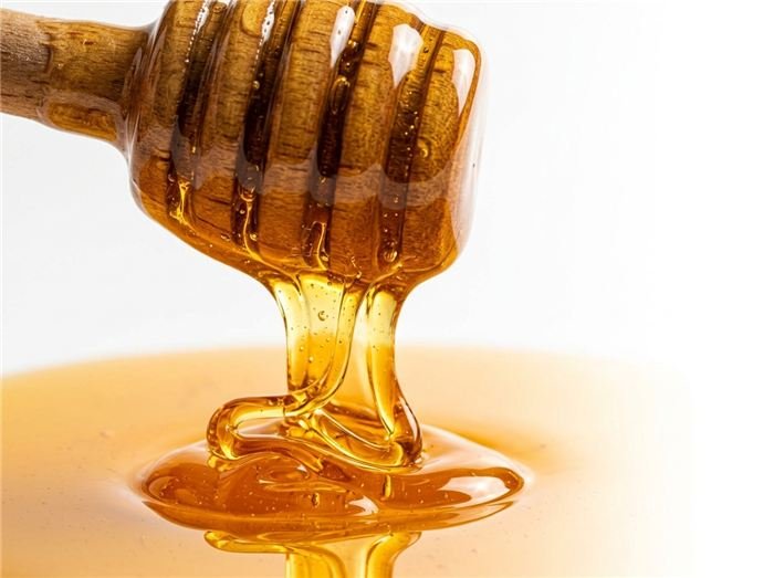 Natuurlijke honing gebruikt om Hinuki jelly sticks te zoeten zonder toegevoegde suiker